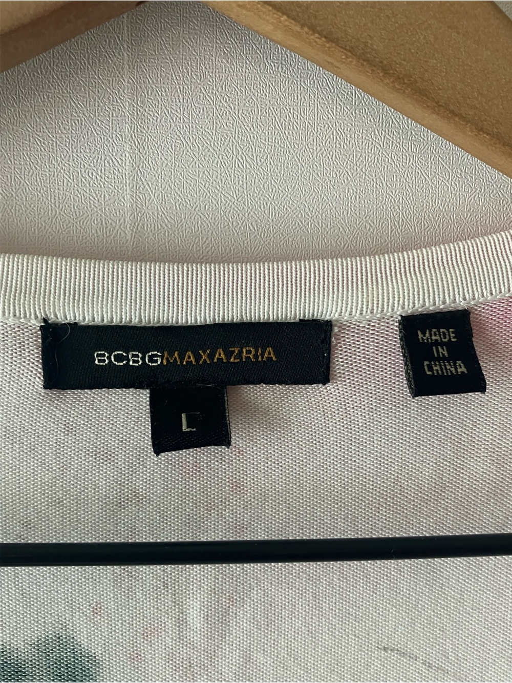 BCBGMAXAZRIA Floral Sequined Fitted Cardigan - Picture 5 of 5
